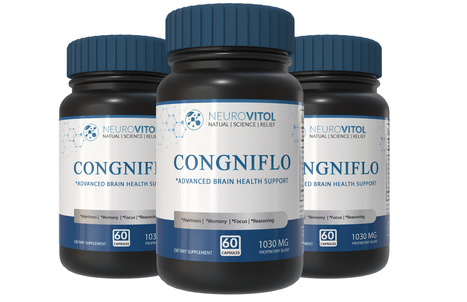 Three bottle Congniflo package